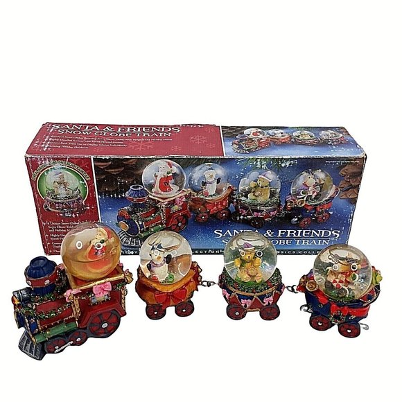 unbranded Other - Christmas Santa and Friends Snow Globe Train Holiday Classics Collection